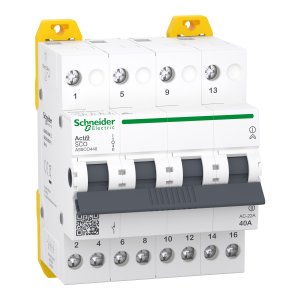 Перемикач  модульний 3-х позиційний iSSW Acti9, 4P, 40 A
