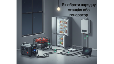 Як обрати зарядну станцію або генератор: розрахунок потужності та ємності