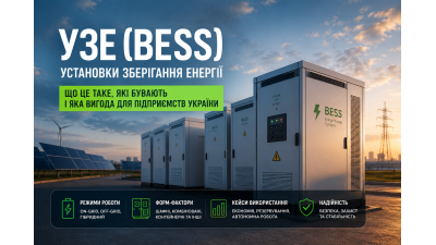Установки зберігання енергії. BESS