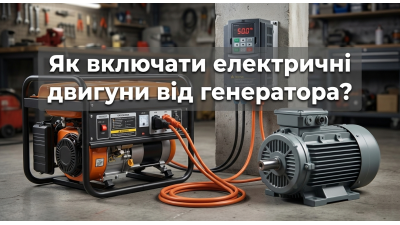 Як включати електричні двигуни від генератора?