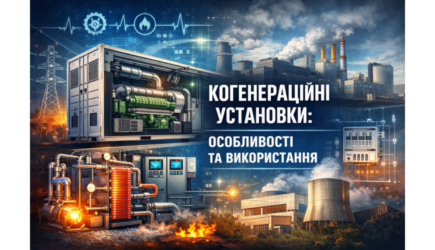 Особливості експлуатації когенераційних установок