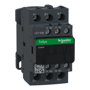 Контактор 32А, Uc: 220VAC, 1NO + 1NC, Schneider Electric