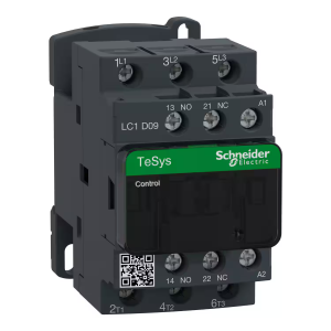 КОНТАКТОР 9A, Uc: 220VAC, 1NO + 1NC, Schneider Electric