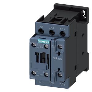 Контактор 38A, Uc: 230VAC, 1NO + 1NC, Siemens