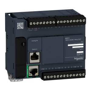 ПЛК M221 24 ВХ/ВИХ РЕЛЕ 1RS485 1ETH