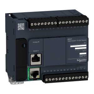 ПЛК M221 24 ВХ/ВИХ ТРАНЗ 1RS485 1ETH