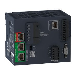 Контролер руху, Modicon M262, 5 нс/інструкція, 4 осі, оптимізований Ethernet, Sercos, Machine to Plant
